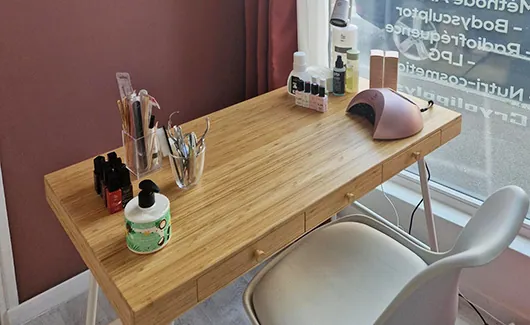 coin manucure chez Body by Bahia à Lille