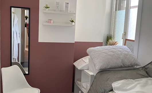 salle des soins anti-âge chez Body by Bahia à Lille